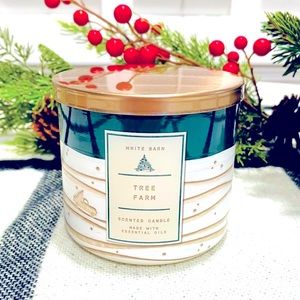 NEW Tree Farm Bath & Body Works 3 Wick Candle